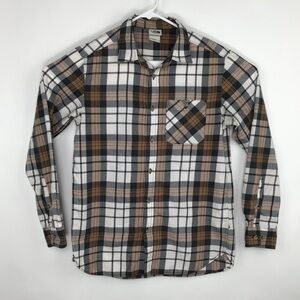 The North Face men’s long sleeve button up shirt medium
